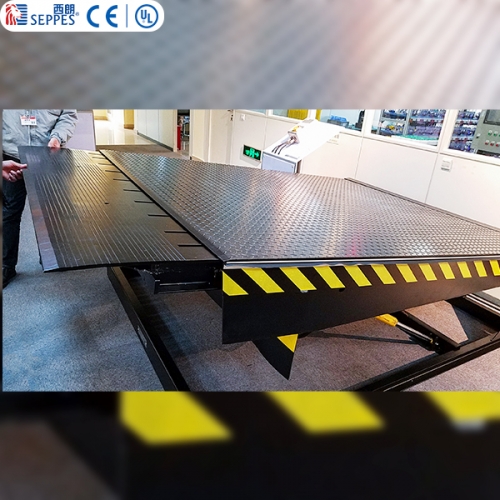 伸缩式装卸平台