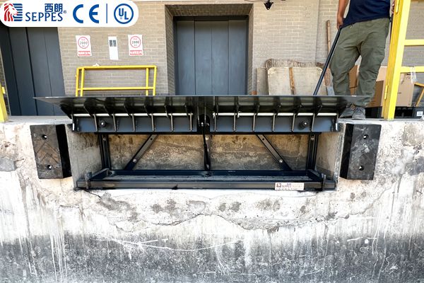 手动沿边式卸货平台 手动沿边式卸货平台